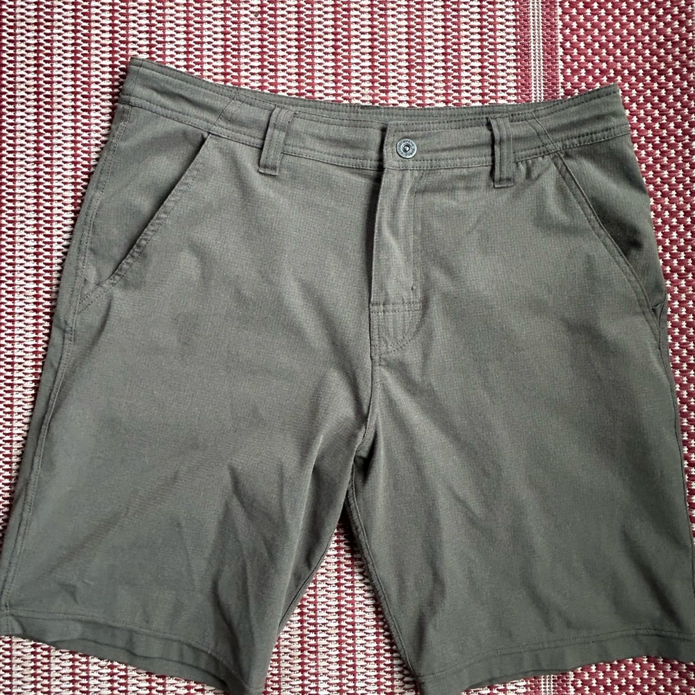 Prana Sage Green Hiking Shorts